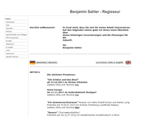 Tablet Screenshot of benjamin-sahler.de